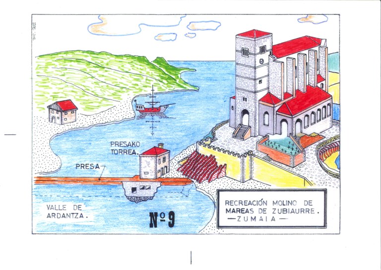 Image from the book Zubiaurreko marea errota (Rafael de Pilar, 2020)