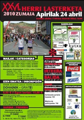 564 personas están inscritas para la XXVI. Edición del Cross Popular de Zumaia