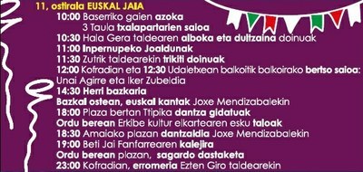 A la venta los ticket para la comida popular de Euskal Jaia