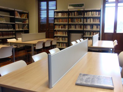 Cambios en el aula de estudio de la biblioteca
