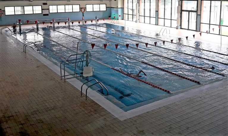 Cambios en el uso de la piscina del polideportivo con motivo de las pruebas del grupo de natación Taosa