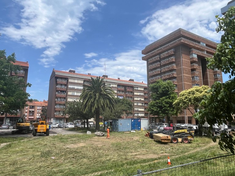 Comienzan las obras de reforma del parque Marianton