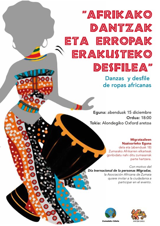Danza y desfile de ropas africanas, el viernes en la sala Oxford