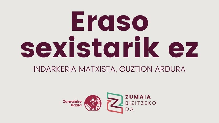 Declaración del Ayuntamiento de Zumaia sobre la agresión sexista ocurrida en el polideportivo
