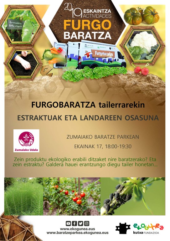 El 17 de mayo visita de la Furgobaratza y taller en Keretxudi
