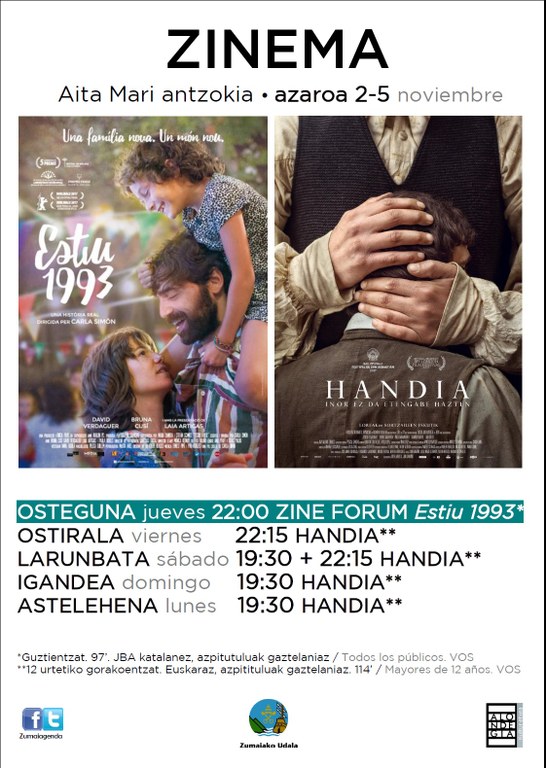 El cine Aita Mari vuelve a abrir sus puertas el jueves, 2 de noviembre