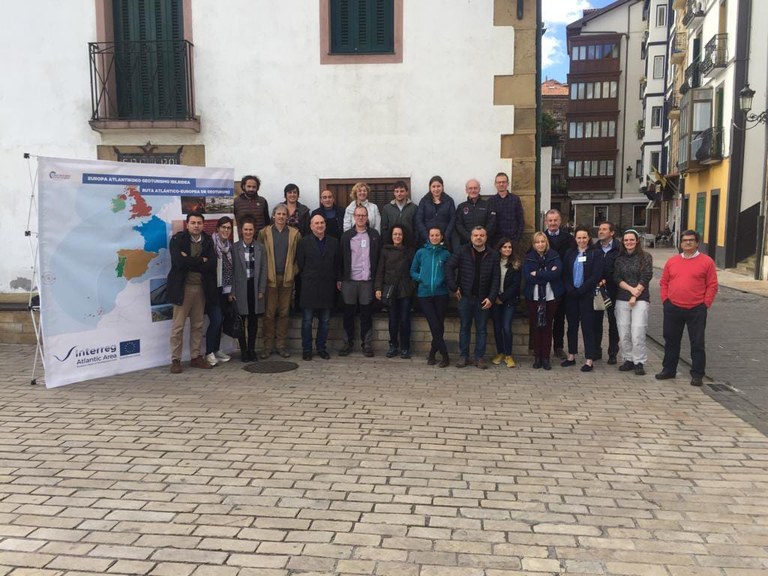 El Geoparque Mundial UNESCO de la Costa Vasca ha acogido la cuarta reunión de coordinación de los socios del proyecto europeo "Atlantic Geoparks"