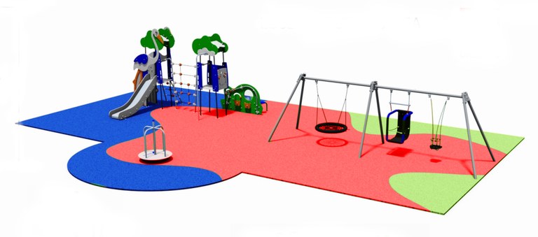 El parque de juegos infantiles de Beheko plaza estará listo en breve
