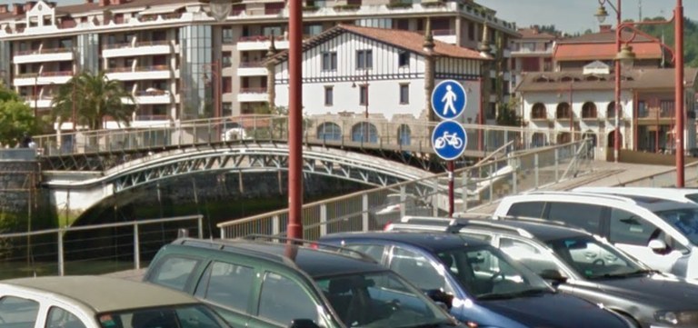 El puente de Moilaberri de nuevo abierto para los peatones