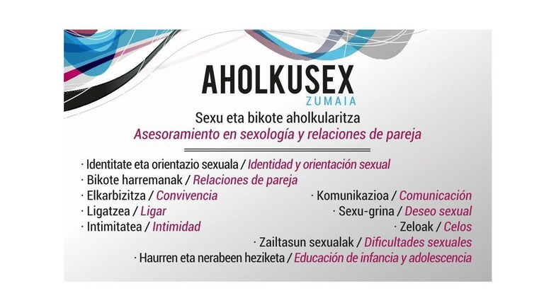 El servicio de orientación Aholkusex, hoy por la tarde en Branka