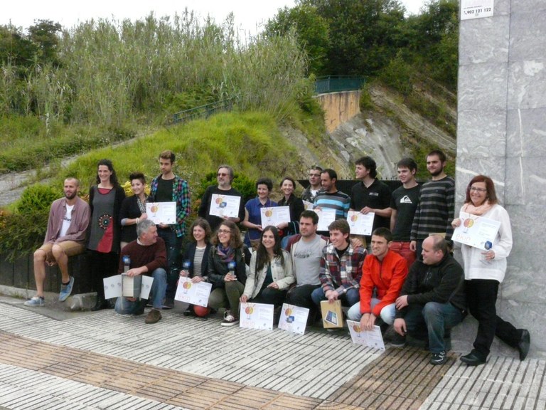 Entrega de premios de la séptima edición del concurso de ideas empresariales Urola Kostan Ekin! 