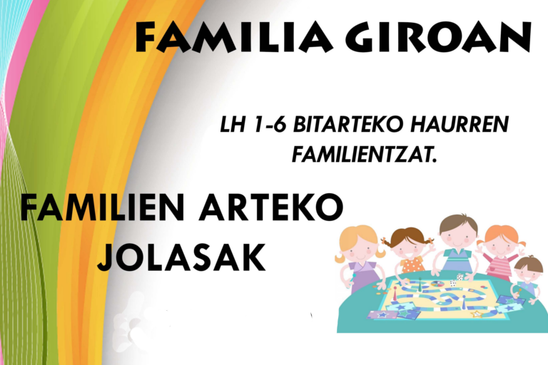 Juegos entre familias en la Ludoteka este domingo