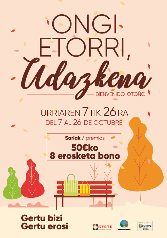 La asociación Gertu ha presentado la campaña 'Ongi etorri, udazkena'