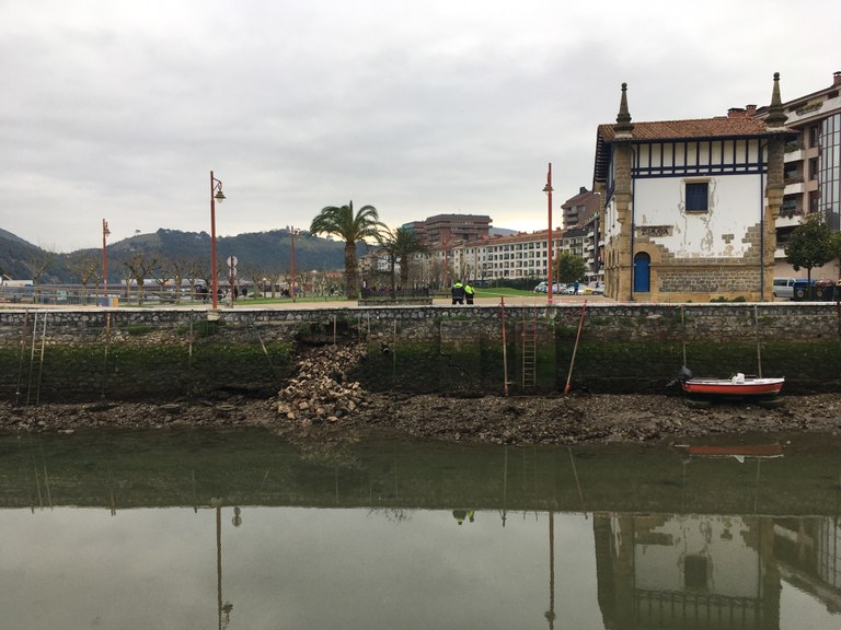 La dirección de Puertos prevé iniciar la próxima semana las obras de reparación del muro de Moilaberri