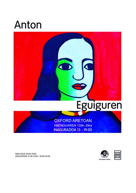 La exposición de Anton Egiguren se inaugurará el 13 de diciembre