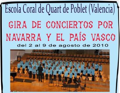 Mañana dará un concierto el coro Quart de Poblet