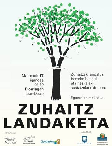 Plantación de árboles en Elorriaga para el próximo 17 de marzo
