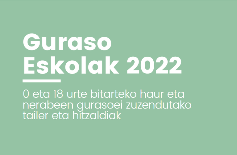 Programación Guraso Eskolak 2022