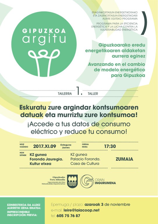 Sesiones prácticas dirigidas a obtener información adecuada y controlar eficazmente los consumos eléctricos en Zumaia