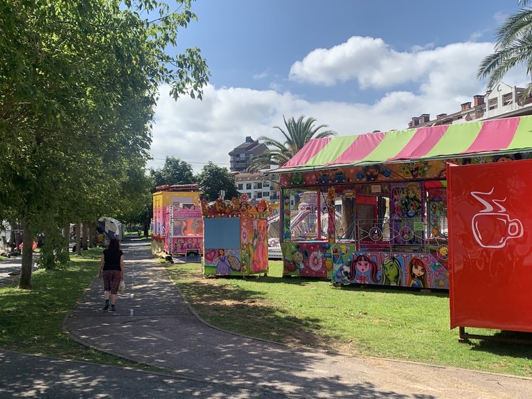 Ya se puede solicitar la autorización para la instalación de barracas en el parque Gernika durante las fiestas