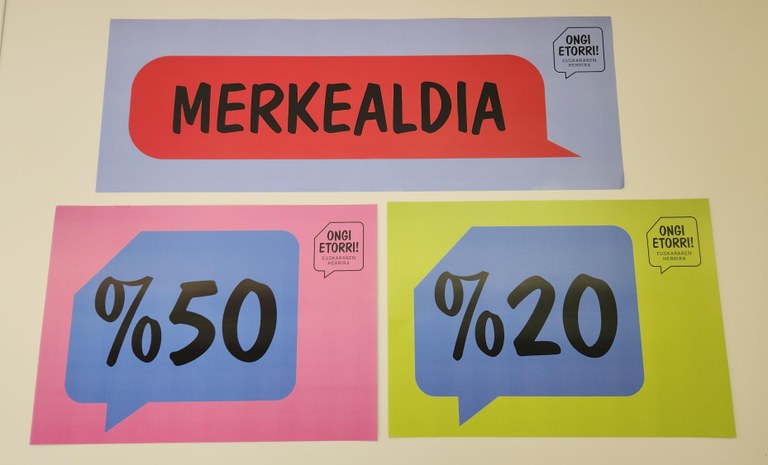 Ya se pueden solicitar las ayudas para la rotulación en euskera de los comercios