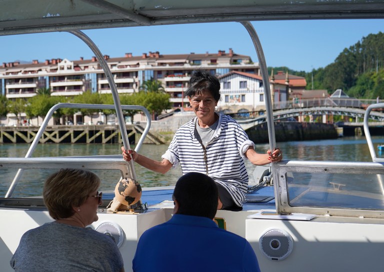 Violeta Bandrés: "Zumaia, históricamente, ha dominado durante siglos la industria naval"