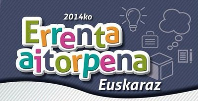 2014ko errenta aitorpena euskaraz