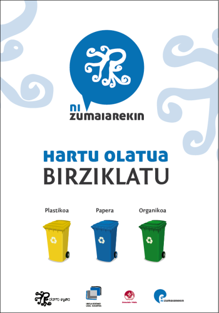 ‘Ni Zumaiarekin’ kanpainaren barruan, birziklatzeko edukiontziak jarriko ditu Udalak Olarro Egunean