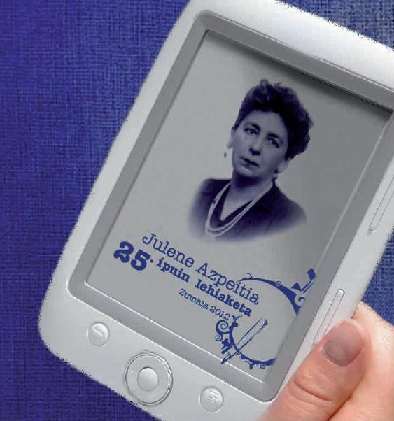 Abian da Julene Azpeitia literatur lehiaketa