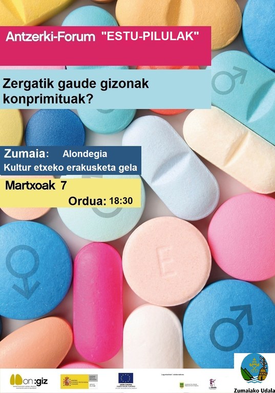 Asteazkenean, 'Estu-pilulak' antzerki forumarekin hasiko dira Martxoren 8aren harira antolatutako ekintzak