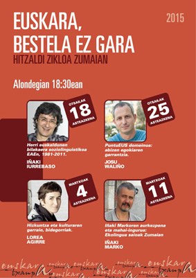 Badator 'Euskara, bestela ez gara' hitzaldi zikloa