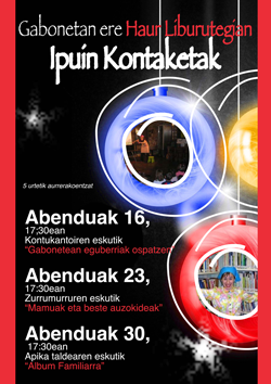 Bihar (asteazkena) hasiko da gabonetako ipuin-kontaketa zikloa Haur Liburutegian