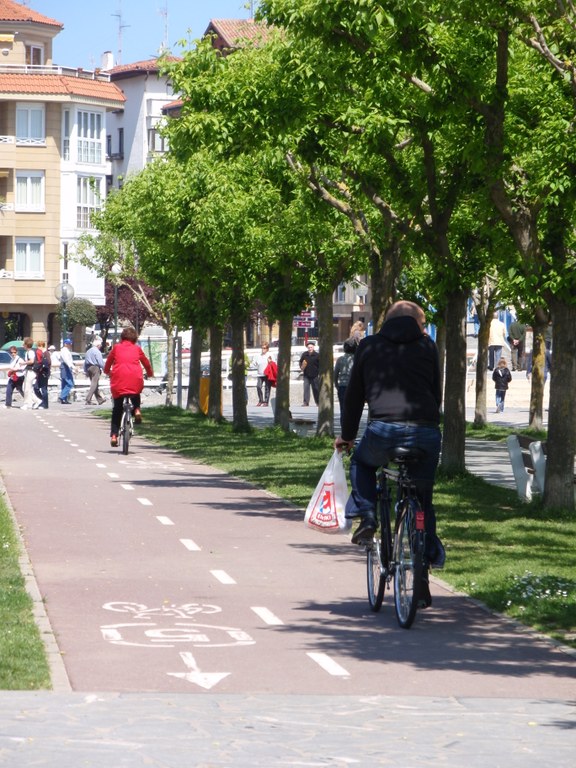 Bizikletan ibiltzen eta autoa gidatzen hobeto ikasteko saioak Ingurumen Sailaren eskutik 