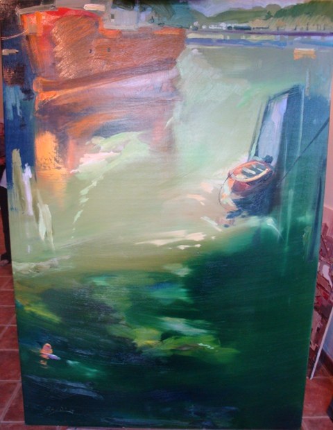 Carlos Baudiliok irabazi zuen pintura lehiaketa