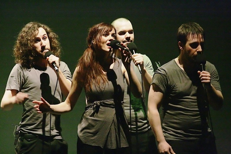 Demode Quartet-en ikuskizuna, gaur Aita Mari aretoan