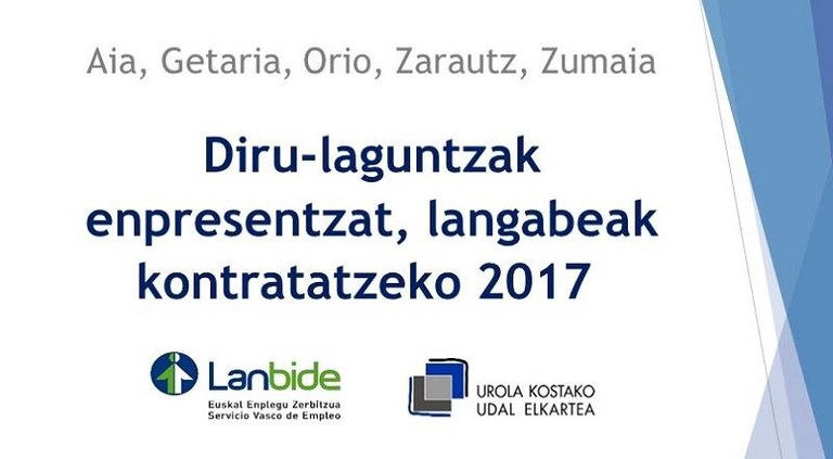 Langabeak kontratatzeko diru-laguntzak eskainiko dizkie Urola Kosta Udal Elkarteak eskualdeko enpresei 