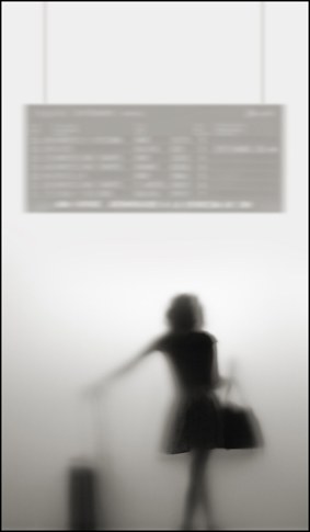 Emilio Muñozen 'Espera' argazkia Zumaiako zuri-beltzeko argazki lehiaketako garaile