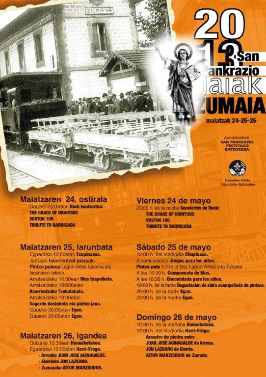 Estazioko jaiak izango dira asteburuan