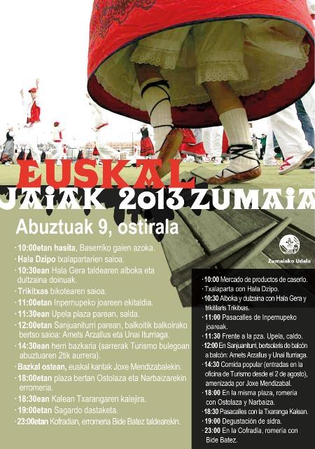 Euskal Jai Eguna dela-eta, trafiko aldaketak