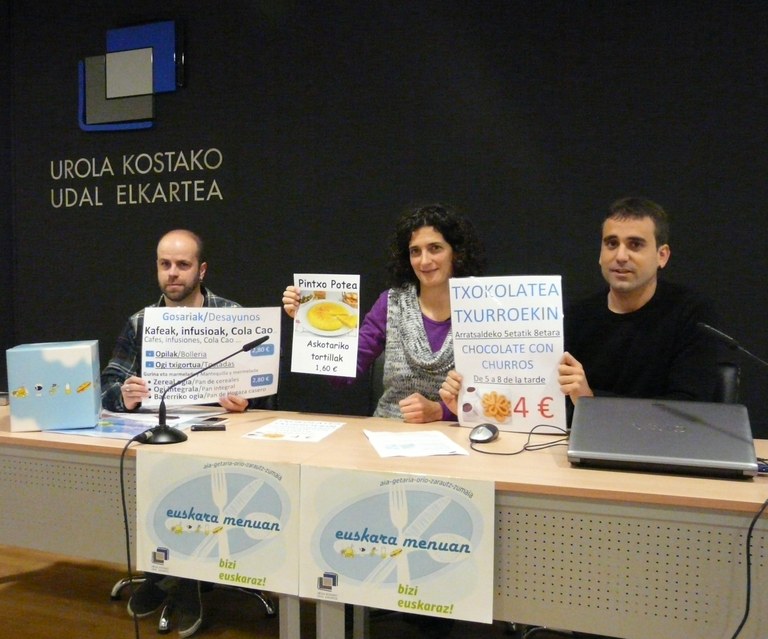 'Euskara menuan' kanpaina abian da