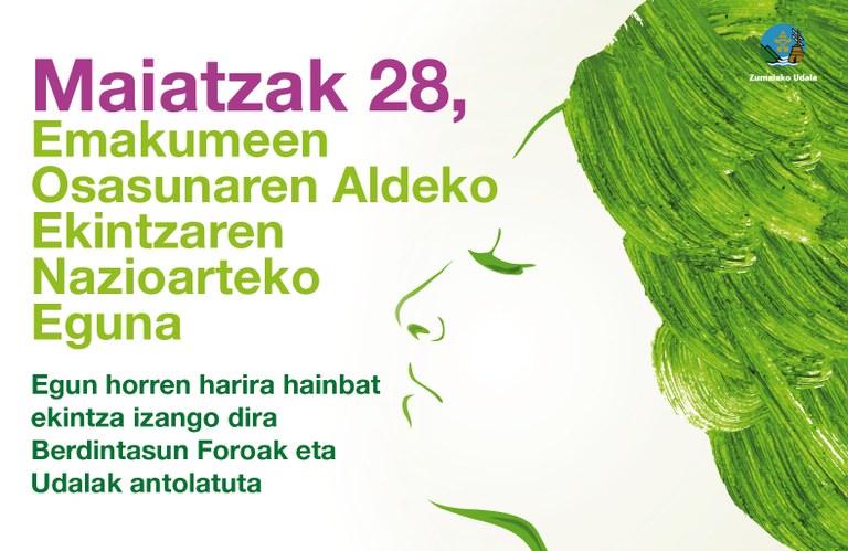 Gaur eta bihar Emakumeen Osasunaren Aldeko Ekintzen Nazioarteko Egunaren harira zaintzaren inguruko jardunaldiak