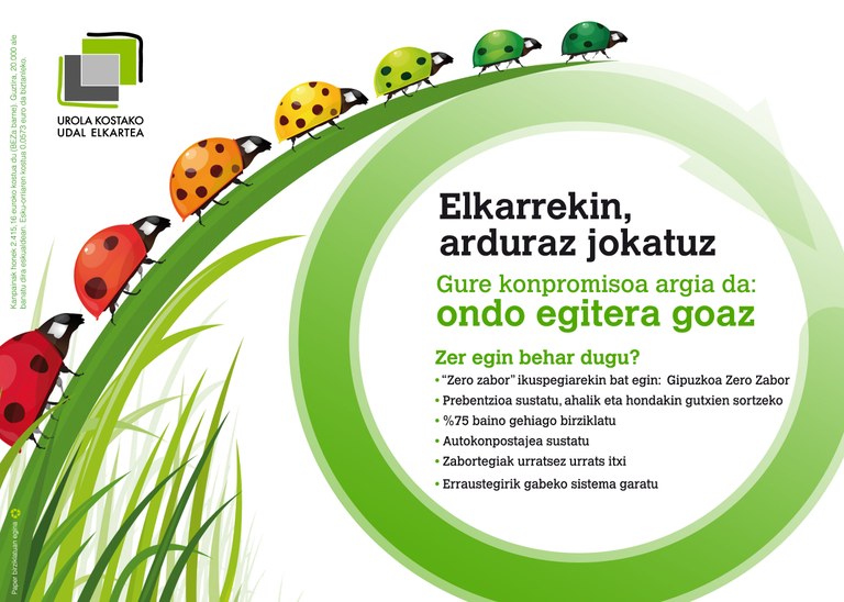 Hondakinen kudeaketari buruzko kanpaina hasi du Udal Elkarteak