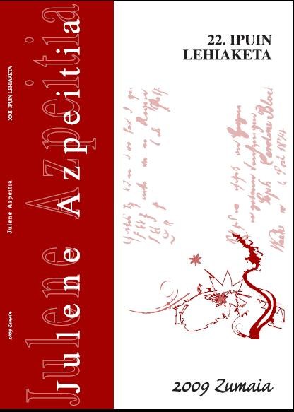 Joseba Zubizarretak irabazi du XXII. Julene Azpeitia ipuin lehiaketa