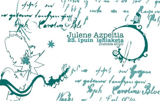 Abian da Julene Azpeitia 23. ipuin lehiaketa