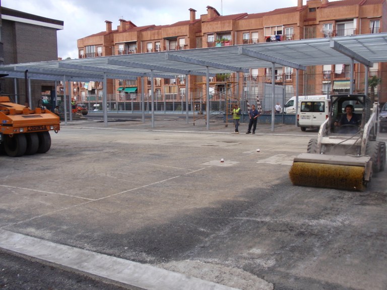 Julene Azpeitia ikastetxeko lanetan azken ukituak