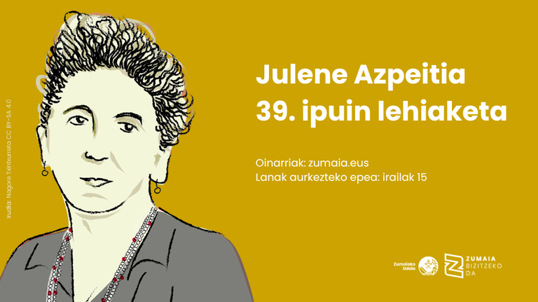 Abian da Julene Azpeitia ipuin lehiaketa