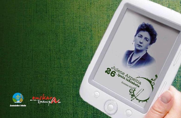 Julene Azpeitia literatur lehiaketan lanak aurkezteko azken egunak