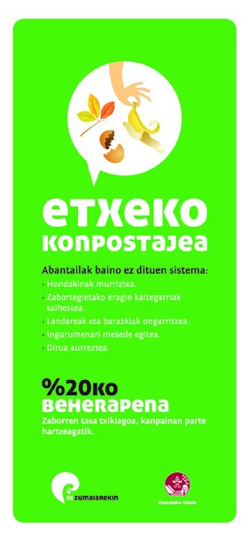 Konposta egiteko kanpaina abian da