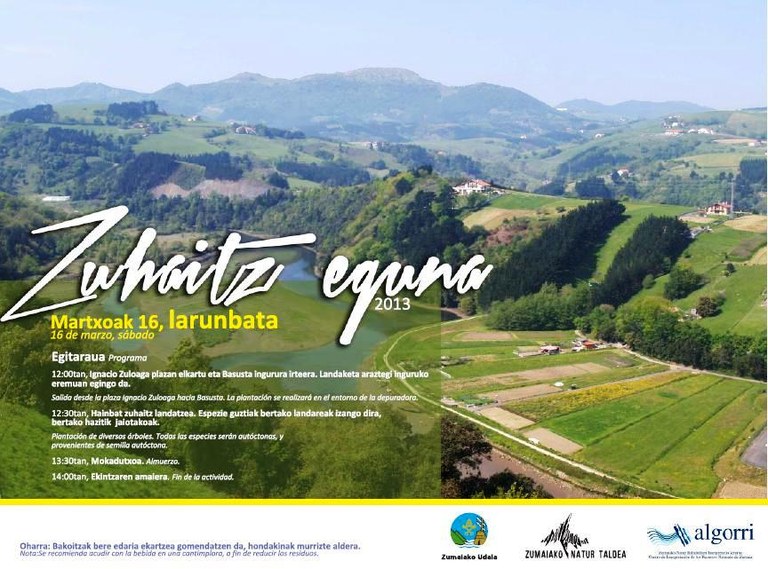 Larunbatean, zuhaitz eguna