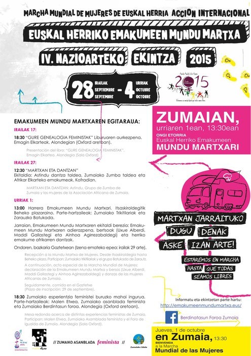 'Martxan eta dantzan' Emakumeen Mundu Martxarako giroa berotzen hasteko 